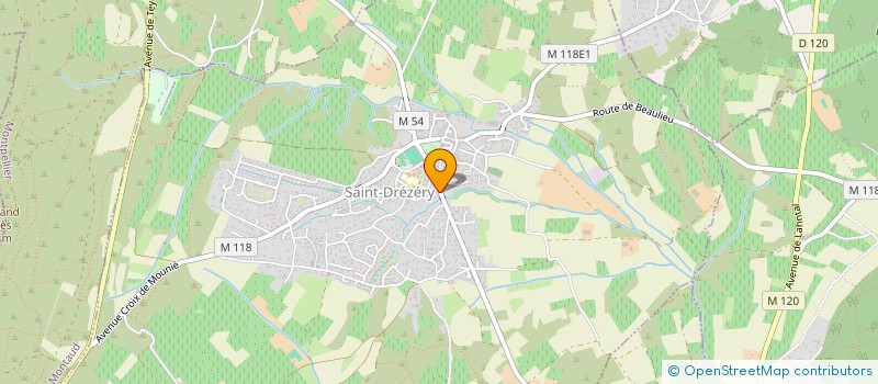 localisation de l'entreprise MONSIEUR PIERRE SUSINI à SAINT-DREZERY