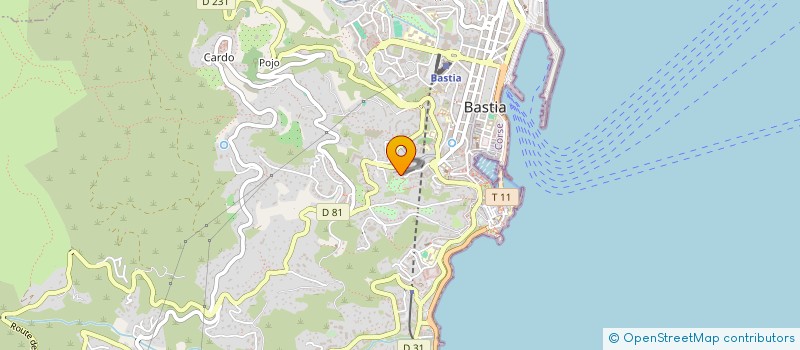 localisation de l'entreprise MONSIEUR PIERRE SUSINI à BASTIA