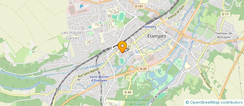 localisation de l'entreprise MONSIEUR PIERRE SUSTRONCK à ETAMPES