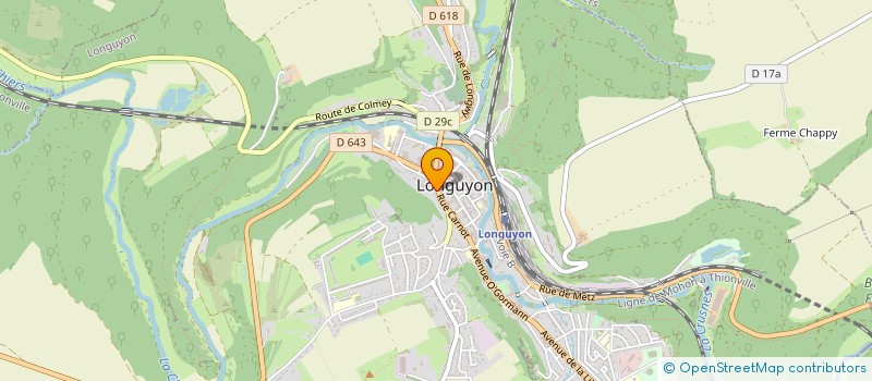 localisation de l'entreprise MONSIEUR PIERRE TACCHI  LONGUYON