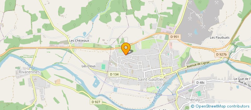 localisation de l'entreprise MONSIEUR PIERRE TALBOT à SAINT-GAULTIER