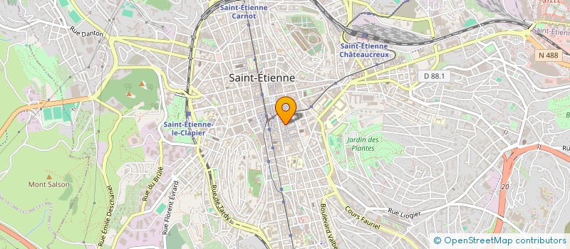 localisation de l'entreprise MONSIEUR PIERRE TALBOT  SAINT-ETIENNE