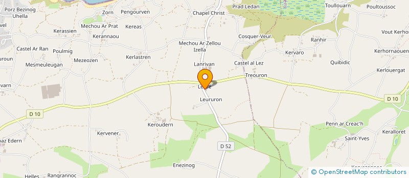 localisation de l'entreprise MONSIEUR PIERRE TALEC  PLOUGUERNEAU