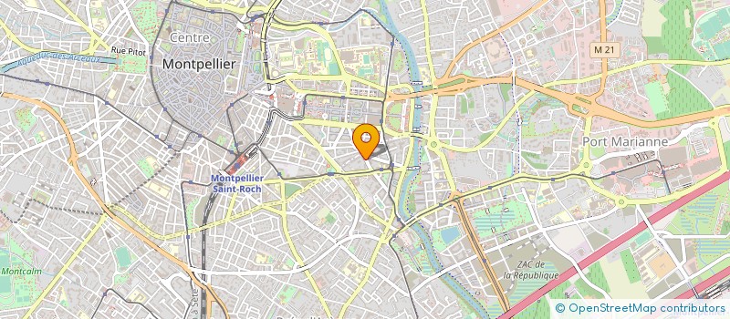 localisation de l'entreprise MONSIEUR PIERRE TALON à MONTPELLIER