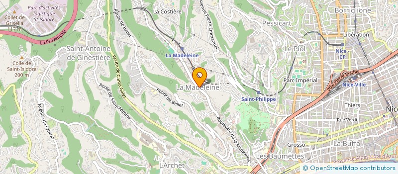 localisation de l'entreprise MONSIEUR PIERRE TANFULLA à NICE