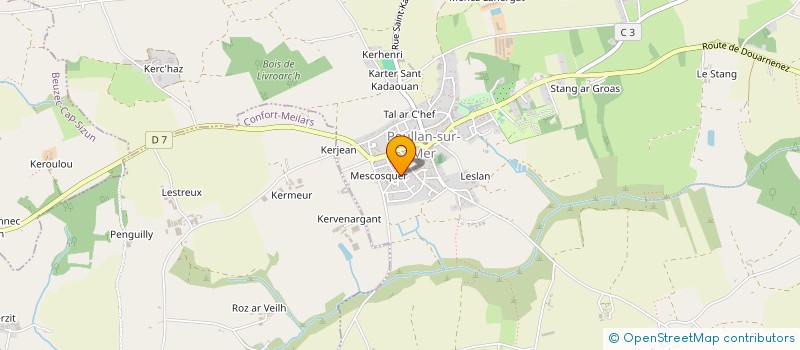 localisation de l'entreprise MONSIEUR PIERRE TANGUY  POULLAN-SUR-MER