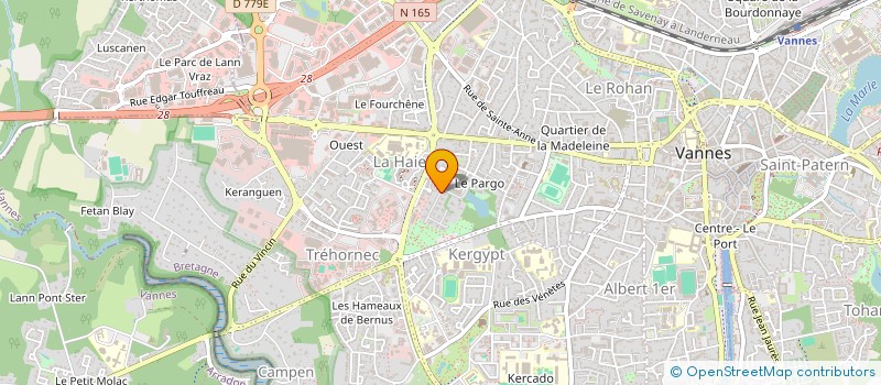 localisation de l'entreprise MONSIEUR PIERRE TARANCE à VANNES