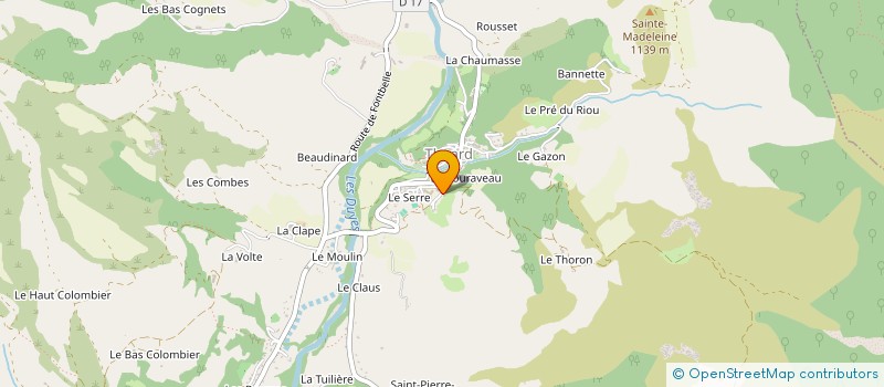 localisation de l'entreprise MONSIEUR PIERRE TARANZANO à THOARD