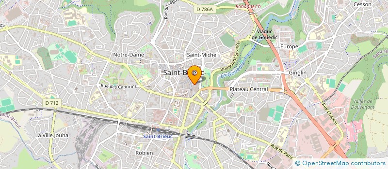 localisation de l'entreprise MONSIEUR PIERRE TARDIF à SAINT-BRIEUC