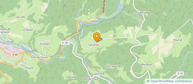 localisation de l'entreprise MONSIEUR PIERRE TARDY à RIOTORD
