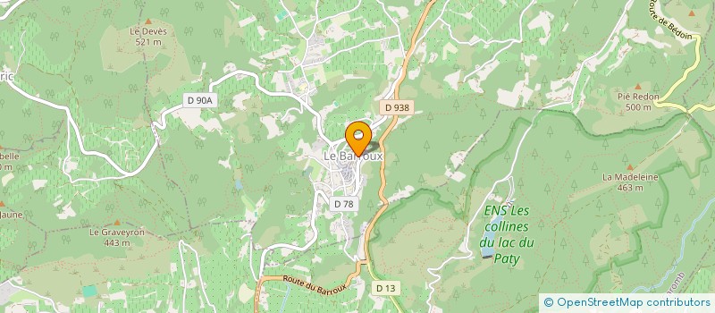 localisation de l'entreprise MONSIEUR PIERRE TARDY MARQ  LE BARROUX