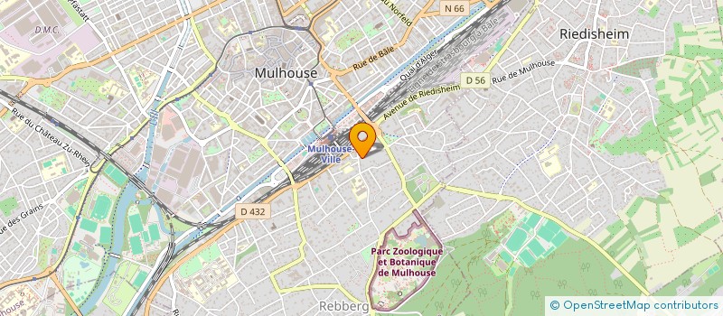 localisation de l'entreprise MONSIEUR PIERRE TAREK ULLRICH  MULHOUSE