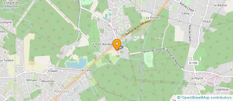 localisation de l'entreprise MONSIEUR PIERRE TARIS  CANEJAN