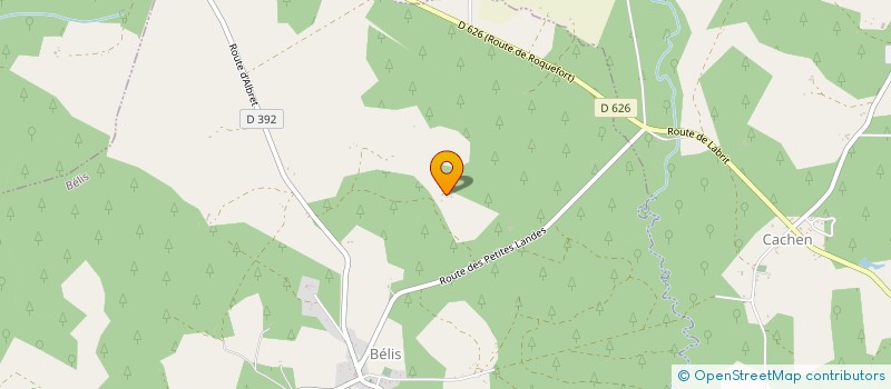 localisation de l'entreprise MONSIEUR PIERRE TARTAS  BELIS