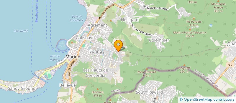 localisation de l'entreprise MONSIEUR PIERRE TATA  SAINT MARTIN