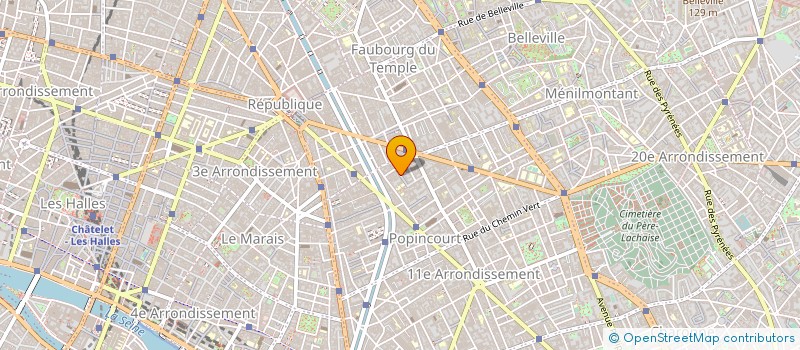 localisation de l'entreprise MONSIEUR PIERRE TECTIN à PARIS