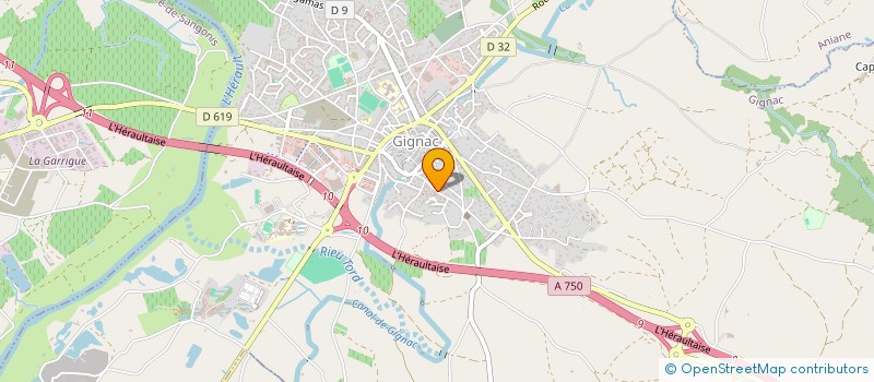 localisation de l'entreprise MONSIEUR PIERRE TELLO-RUIZ  GIGNAC