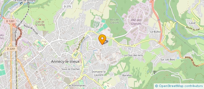 localisation de l'entreprise MONSIEUR PIERRE TEMPELHOFF à ANNECY