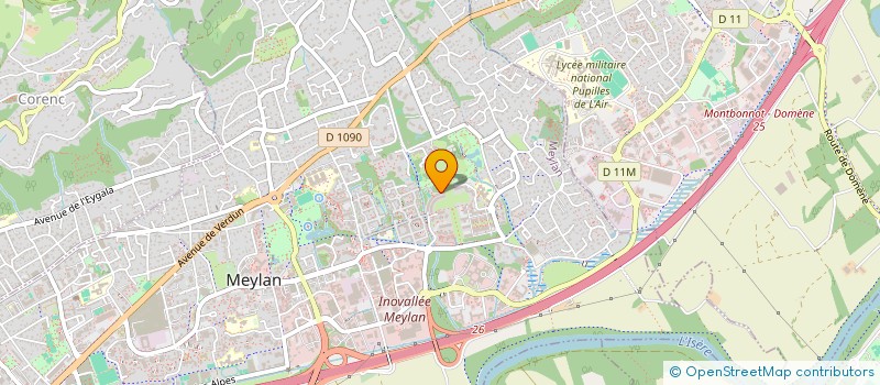 localisation de l'entreprise MONSIEUR PIERRE TENA  MEYLAN