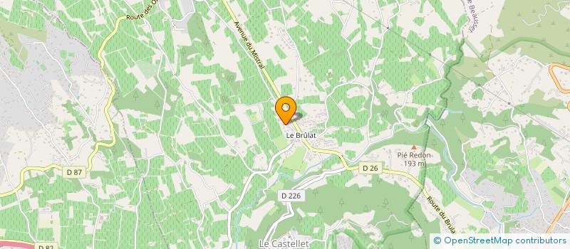 localisation de l'entreprise MONSIEUR PIERRE TERRAIL  LE BEAUSSET