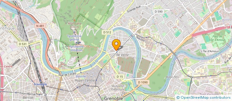 localisation de l'entreprise MONSIEUR PIERRE TERRIER à GRENOBLE