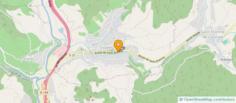 localisation de l'entreprise MONSIEUR PIERRE TERRIER  SOUBES