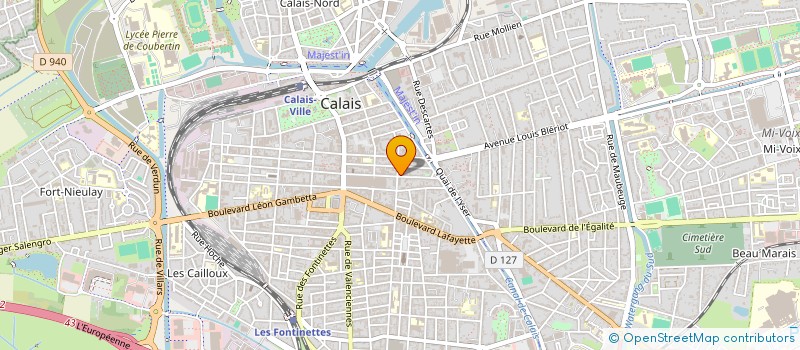 localisation de l'entreprise MONSIEUR PIERRE TERRIER  CALAIS