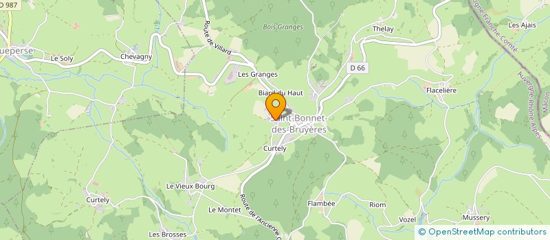 localisation de l'entreprise MONSIEUR PIERRE TERRIER à SAINT-BONNET-DES-BRUYERES