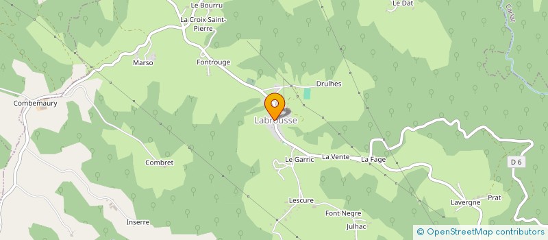 localisation de l'entreprise MONSIEUR PIERRE TESSAIRE à LABROUSSE