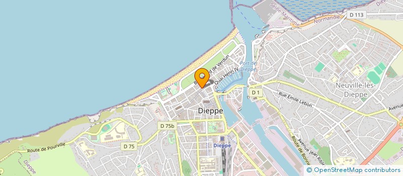 localisation de l'entreprise MONSIEUR PIERRE TESSIER  DIEPPE