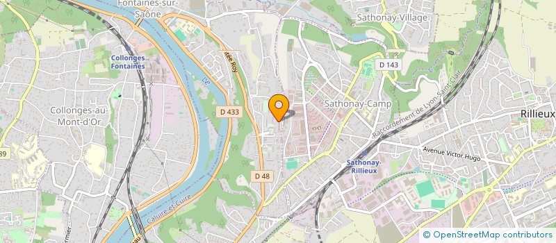 localisation de l'entreprise MONSIEUR PIERRE TESSON  FONTAINES-SUR-SAONE