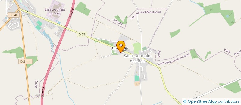 localisation de l'entreprise MONSIEUR PIERRE TETENOIRE  SAINT-GERMAIN-DES-BOIS