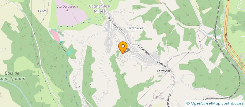localisation de l'entreprise MONSIEUR PIERRE TEXIER à CAGNAC-LES-MINES