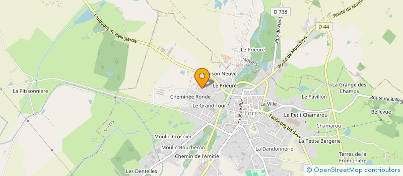 localisation de l'entreprise MONSIEUR PIERRE TEYER à LORRIS