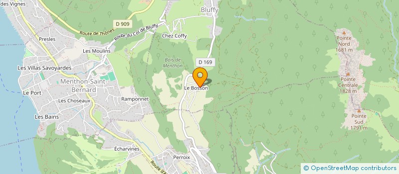 localisation de l'entreprise MONSIEUR PIERRE THABUIS  BLUFFY