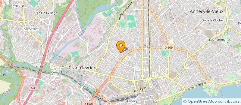 localisation de l'entreprise MONSIEUR PIERRE THAURY  ANNECY