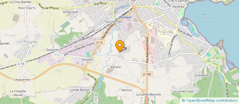 localisation de l'entreprise MONSIEUR PIERRE THELLIER  PAIMPOL