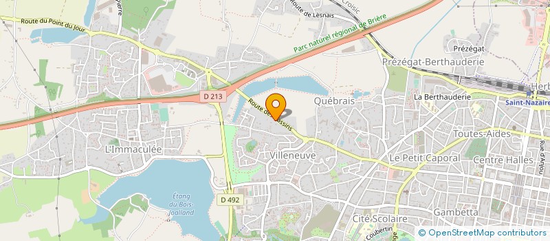 localisation de l'entreprise MONSIEUR PIERRE THENOT  SAINT-NAZAIRE