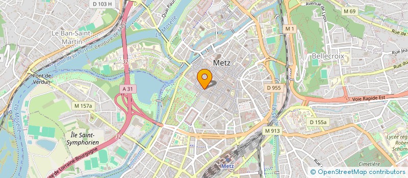 localisation de l'entreprise MONSIEUR PIERRE THEOBALD à METZ