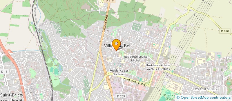localisation de l'entreprise MONSIEUR PIERRE THERMIDOR à VILLIERS-LE-BEL