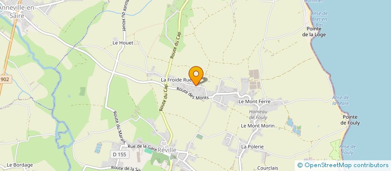 localisation de l'entreprise MONSIEUR PIERRE THERY  REVILLE