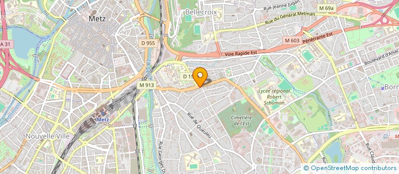 localisation de l'entreprise MONSIEUR PIERRE THEVENIN à METZ
