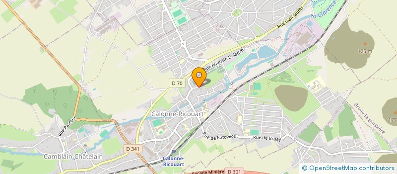 localisation de l'entreprise MONSIEUR PIERRE THIBAULT  CALONNE-RICOUART