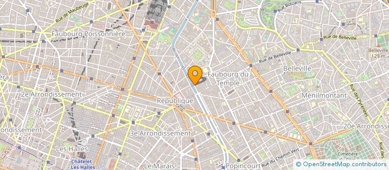 localisation de l'entreprise MONSIEUR PIERRE THIEBAULT  PARIS