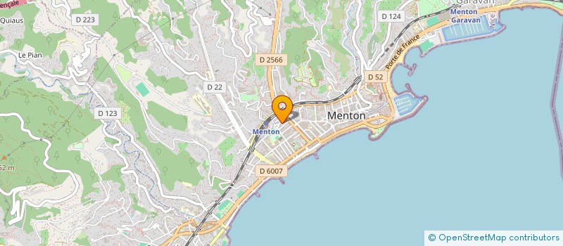 localisation de l'entreprise MONSIEUR PIERRE THIELL à MENTON