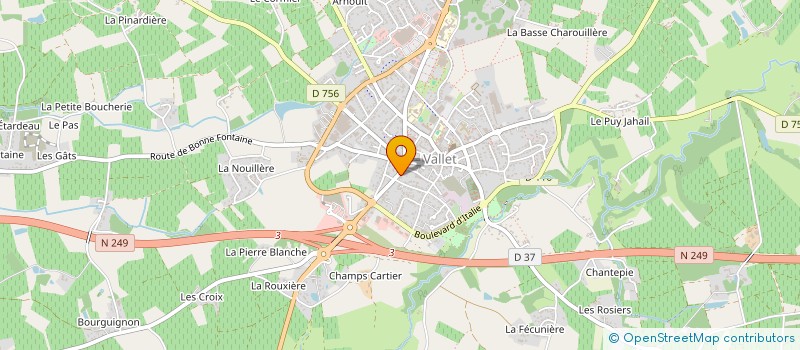 localisation de l'entreprise MONSIEUR PIERRE-THIERRY CHENOUARD à VALLET
