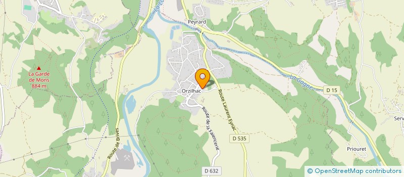 localisation de l'entreprise MONSIEUR PIERRE THIVEL  ARSAC-EN-VELAY