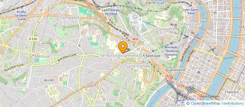 localisation de l'entreprise MONSIEUR PIERRE THOLLON à LYON