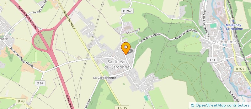 localisation de l'entreprise MONSIEUR PIERRE THOMAS à SAINT-JEAN-DU-CARDONNAY