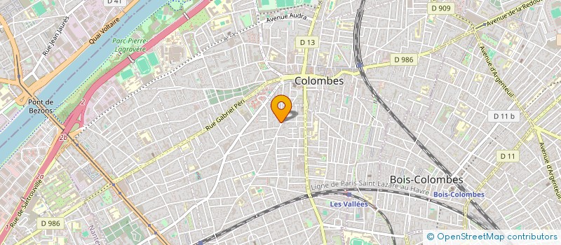 localisation de l'entreprise MONSIEUR PIERRE THOMAS à COLOMBES